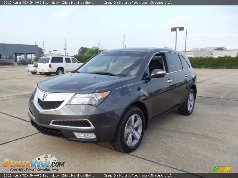 2012 Acura MDX SH-AWD Technology Grigio Metallic / Ebony Photo #1