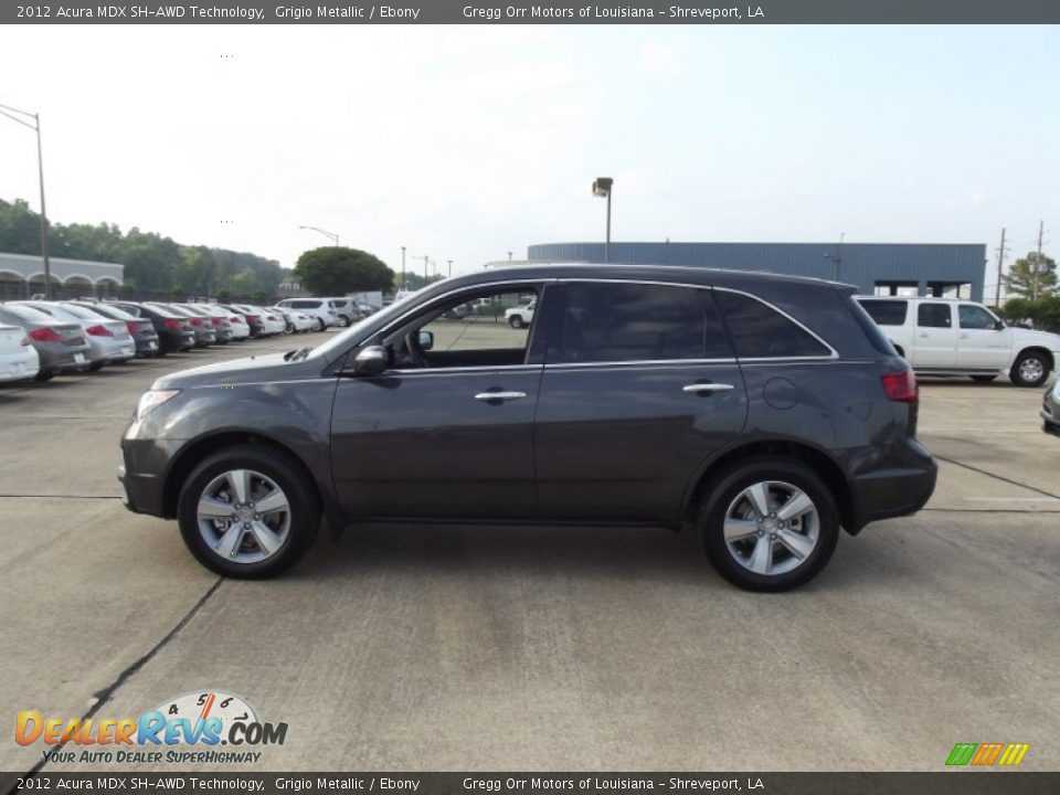 2012 Acura MDX SH-AWD Technology Grigio Metallic / Ebony Photo #5