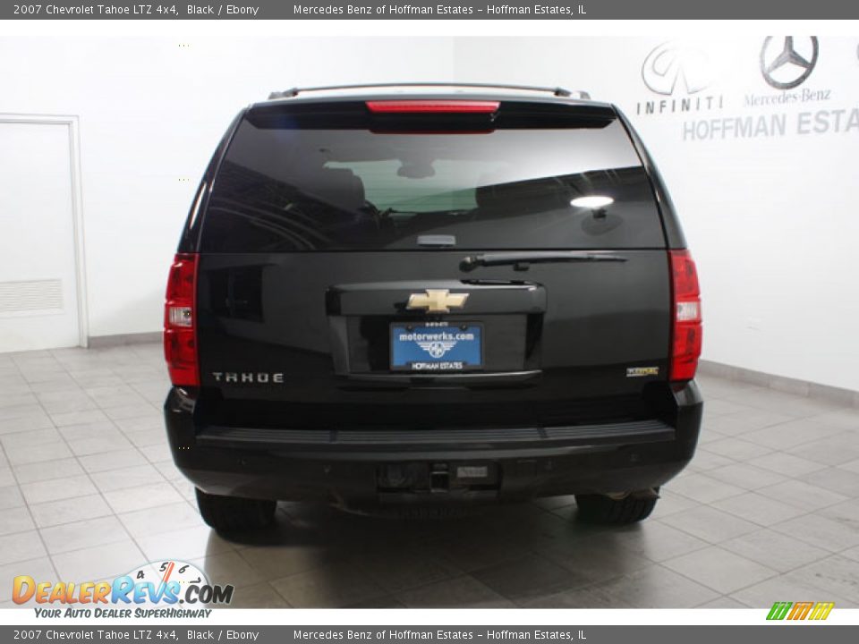 2007 Chevrolet Tahoe LTZ 4x4 Black / Ebony Photo #4