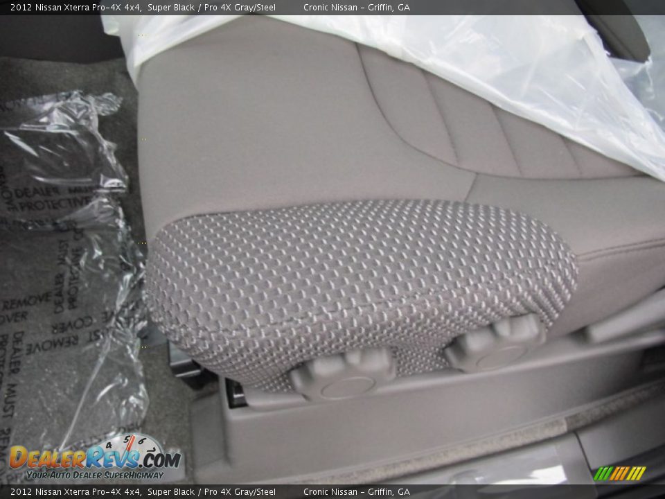 2012 Nissan Xterra Pro-4X 4x4 Super Black / Pro 4X Gray/Steel Photo #10