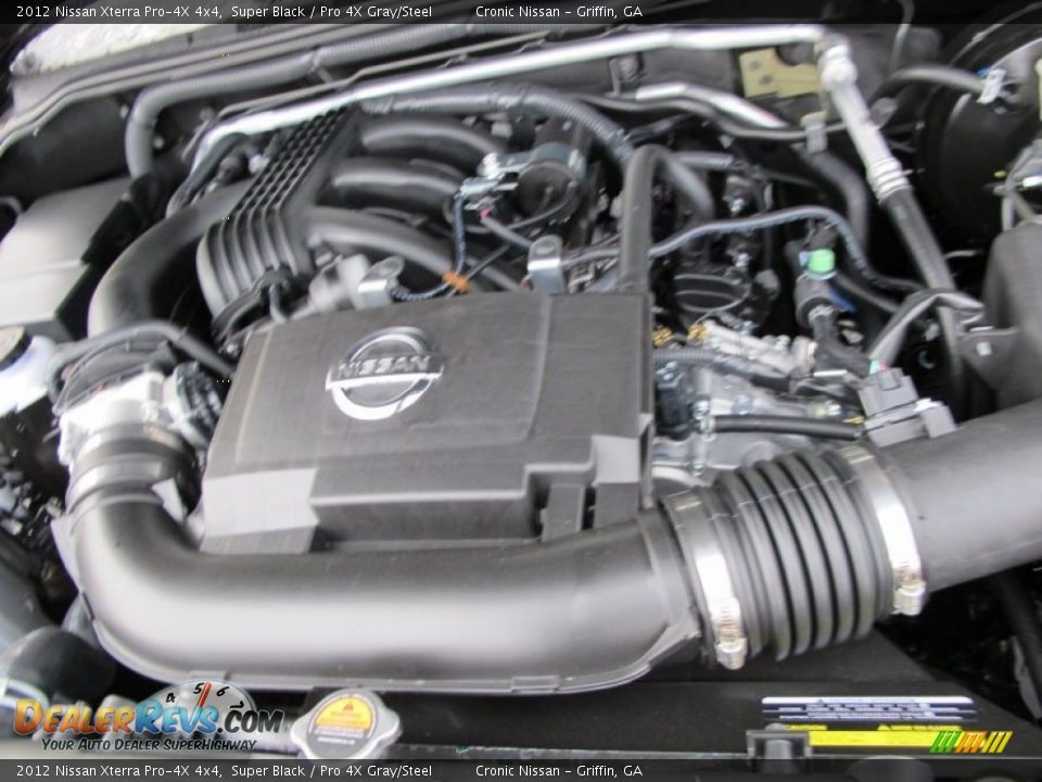 2012 Nissan Xterra Pro-4X 4x4 Super Black / Pro 4X Gray/Steel Photo #11