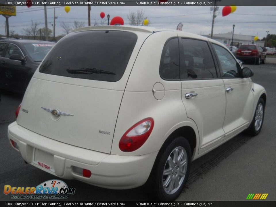 2008 Chrysler PT Cruiser Touring Cool Vanilla White / Pastel Slate Gray Photo #2