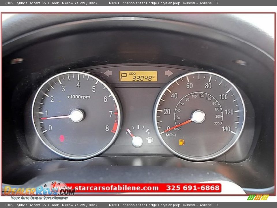 2009 Hyundai Accent GS 3 Door Mellow Yellow / Black Photo #26
