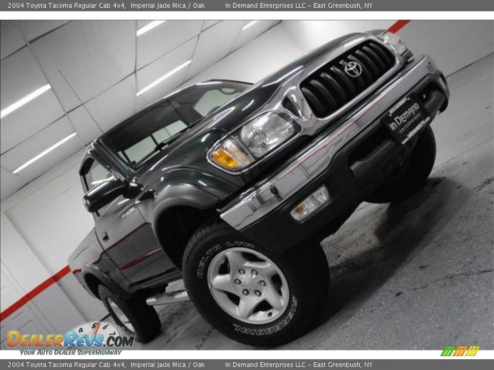 2004 Toyota Tacoma Regular Cab 4x4 Imperial Jade Mica / Oak Photo #1