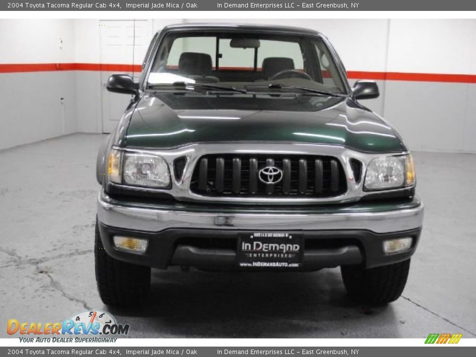 2004 Toyota Tacoma Regular Cab 4x4 Imperial Jade Mica / Oak Photo #4