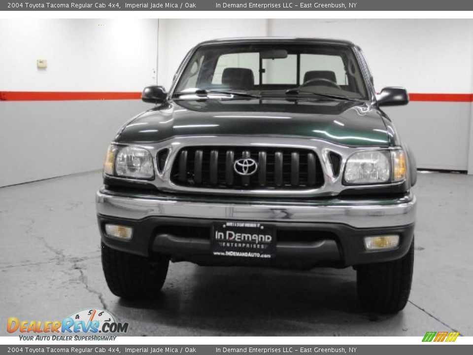 2004 Toyota Tacoma Regular Cab 4x4 Imperial Jade Mica / Oak Photo #5