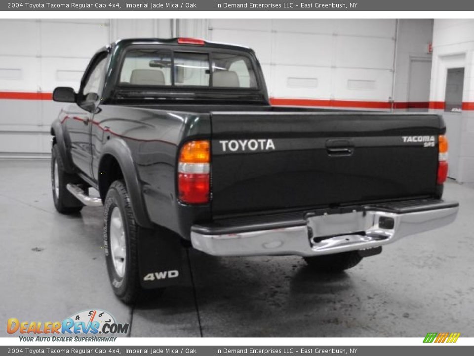 2004 Toyota Tacoma Regular Cab 4x4 Imperial Jade Mica / Oak Photo #15