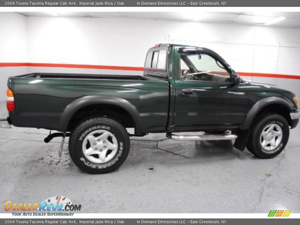 2004 Toyota Tacoma Regular Cab 4x4 Imperial Jade Mica / Oak Photo #20