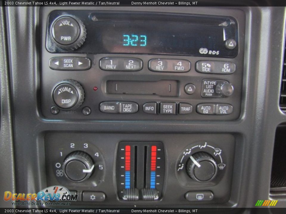 2003 Chevrolet Tahoe LS 4x4 Light Pewter Metallic / Tan/Neutral Photo #18