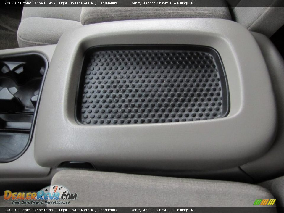 2003 Chevrolet Tahoe LS 4x4 Light Pewter Metallic / Tan/Neutral Photo #20