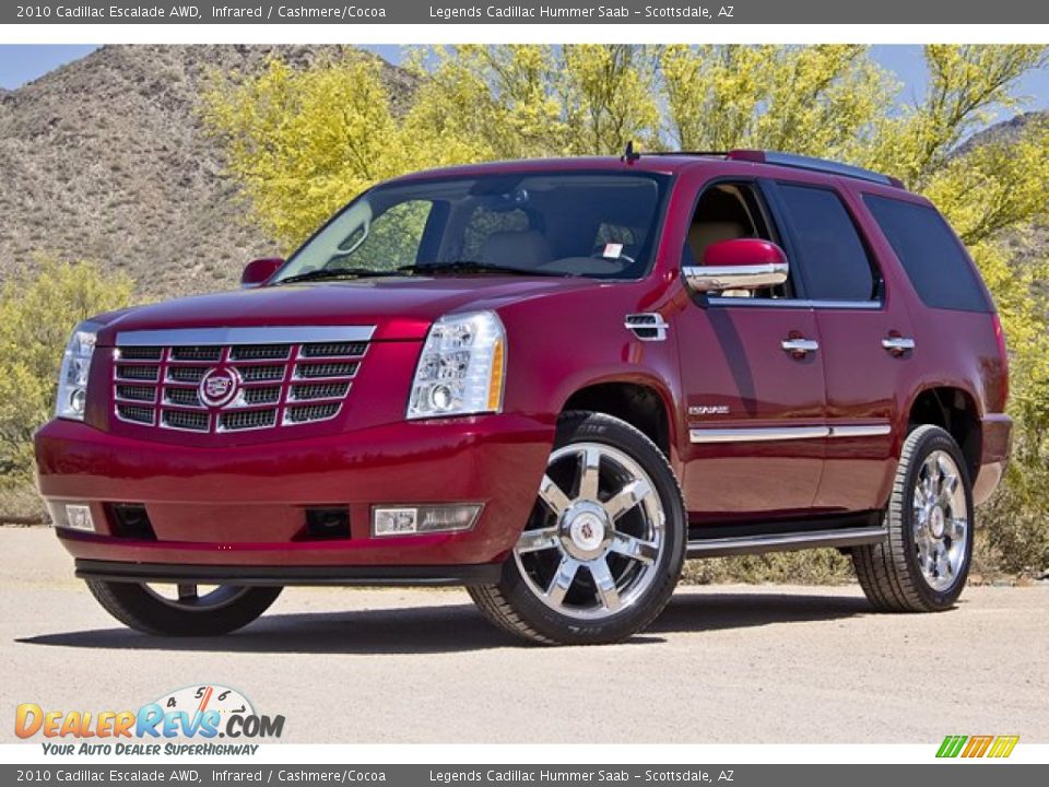 Front 3/4 View of 2010 Cadillac Escalade AWD Photo #1
