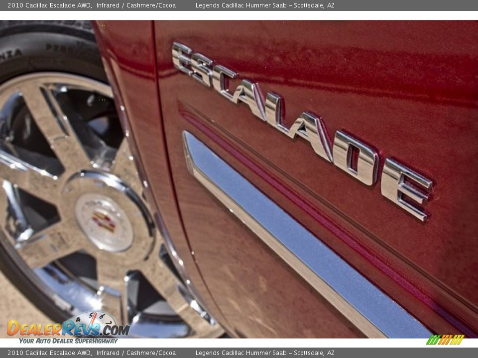 2010 Cadillac Escalade AWD Infrared / Cashmere/Cocoa Photo #12