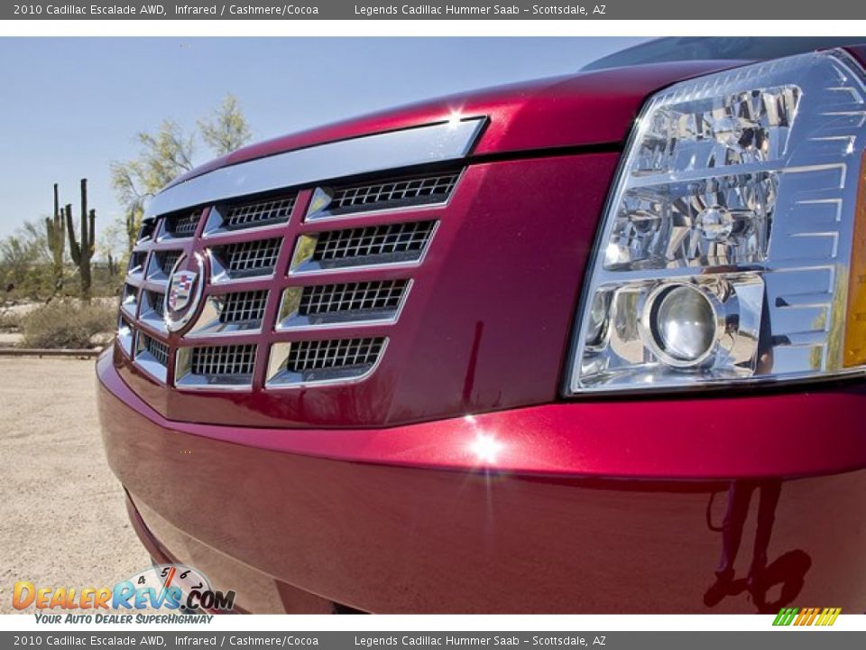 2010 Cadillac Escalade AWD Infrared / Cashmere/Cocoa Photo #15