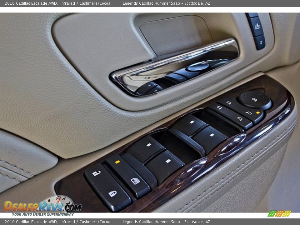 2010 Cadillac Escalade AWD Infrared / Cashmere/Cocoa Photo #17