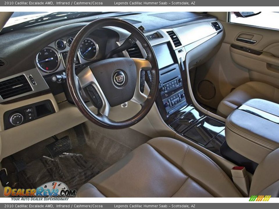 Cashmere/Cocoa Interior - 2010 Cadillac Escalade AWD Photo #18