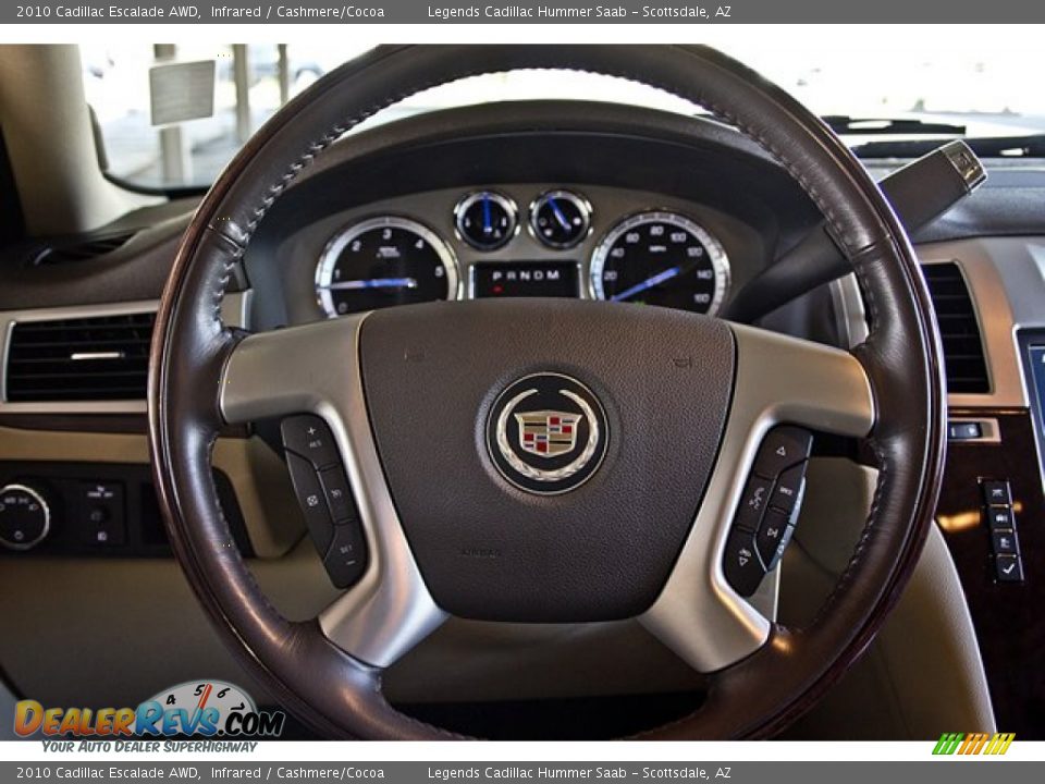 2010 Cadillac Escalade AWD Steering Wheel Photo #19