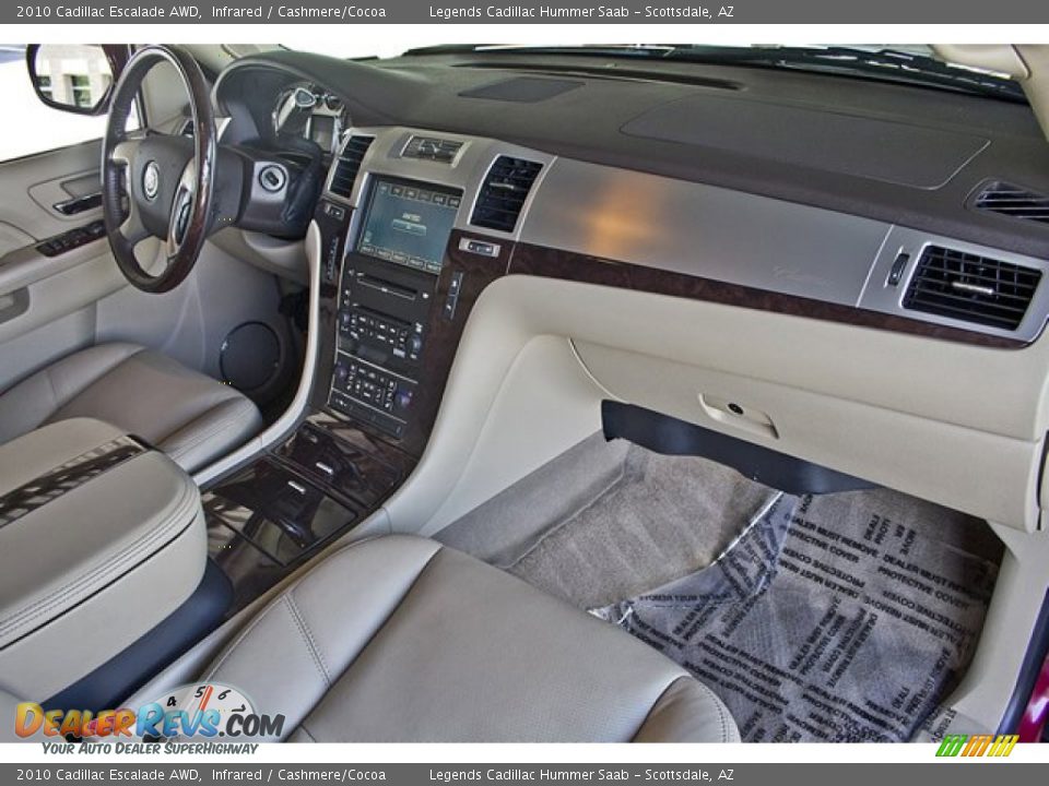 2010 Cadillac Escalade AWD Infrared / Cashmere/Cocoa Photo #23