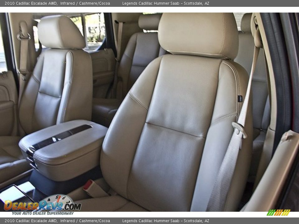 2010 Cadillac Escalade AWD Infrared / Cashmere/Cocoa Photo #25