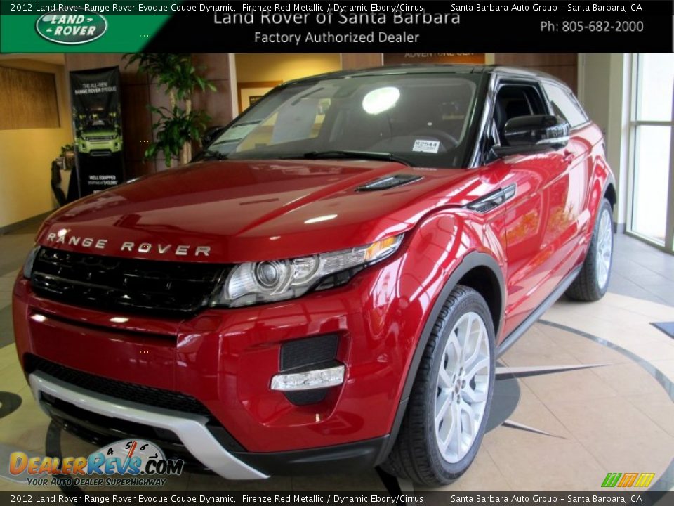 2012 Land Rover Range Rover Evoque Coupe Dynamic Firenze Red Metallic / Dynamic Ebony/Cirrus Photo #1