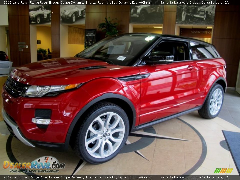 Front 3/4 View of 2012 Land Rover Range Rover Evoque Coupe Dynamic Photo #2