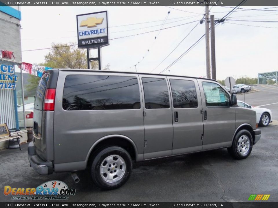 2012 Chevrolet Express LT 1500 AWD Passenger Van Graystone Metallic / Medium Pewter Photo #3