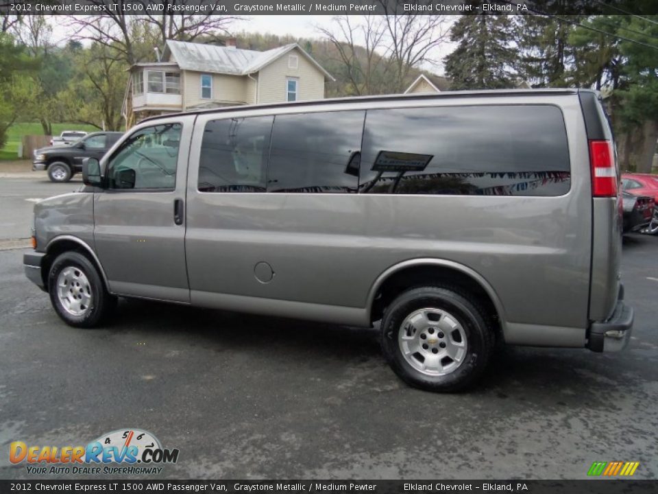 Graystone Metallic 2012 Chevrolet Express LT 1500 AWD Passenger Van Photo #6