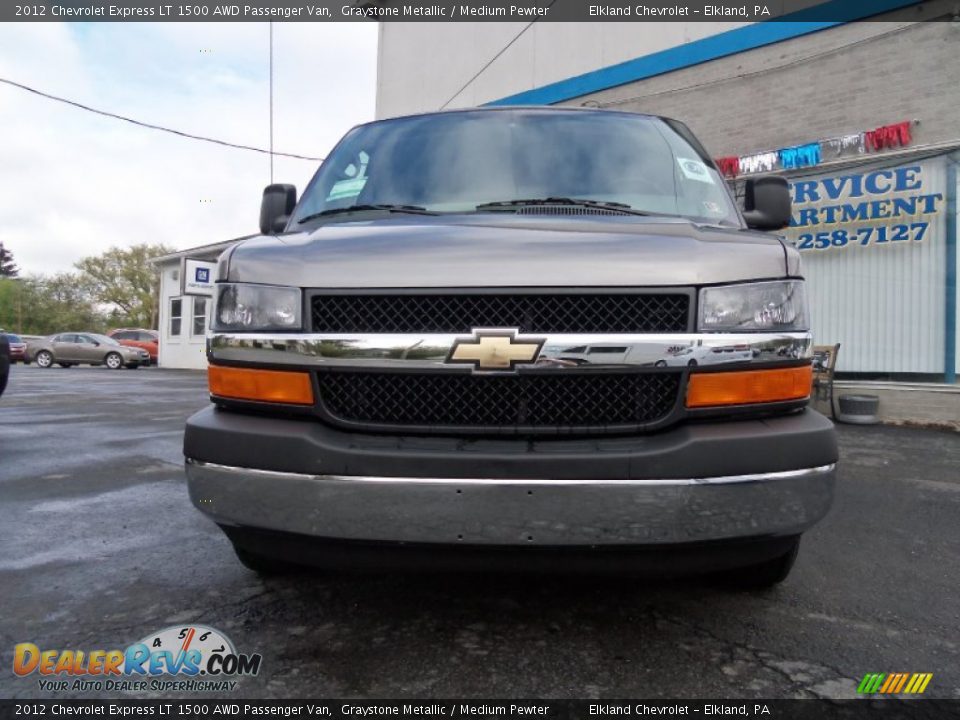 2012 Chevrolet Express LT 1500 AWD Passenger Van Graystone Metallic / Medium Pewter Photo #9