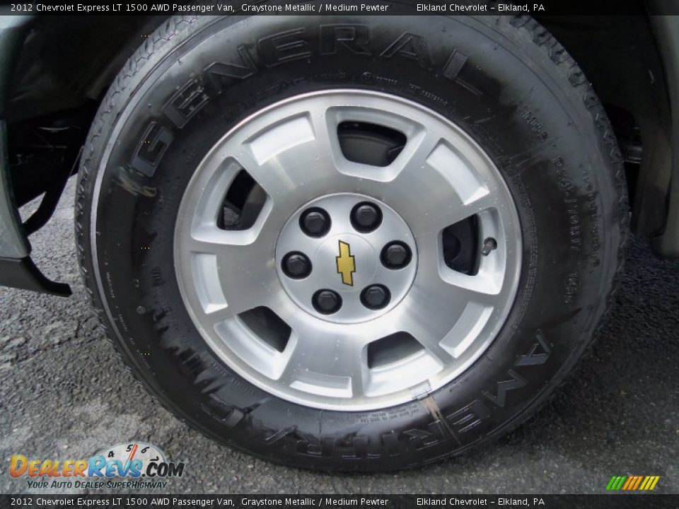 2012 Chevrolet Express LT 1500 AWD Passenger Van Wheel Photo #14