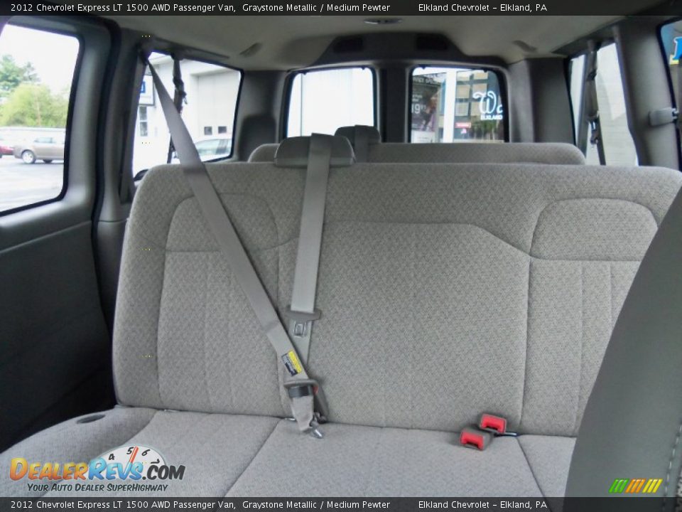 2012 Chevrolet Express LT 1500 AWD Passenger Van Graystone Metallic / Medium Pewter Photo #26