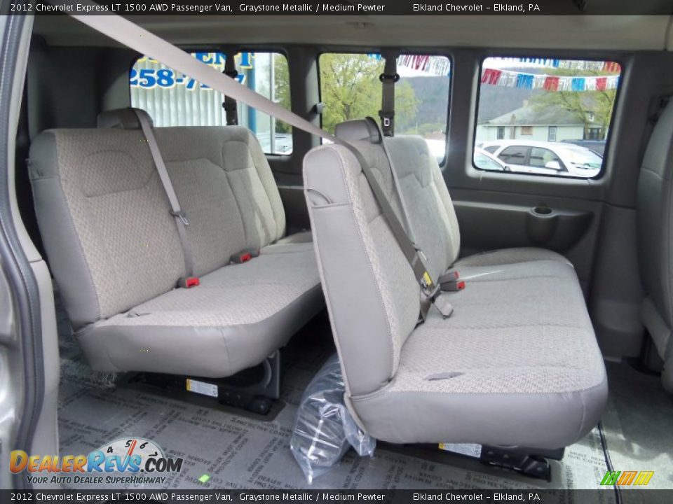 2012 Chevrolet Express LT 1500 AWD Passenger Van Graystone Metallic / Medium Pewter Photo #29