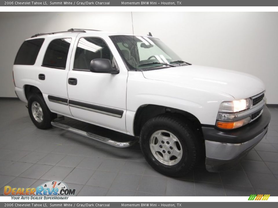 2006 Chevrolet Tahoe LS Summit White / Gray/Dark Charcoal Photo #1