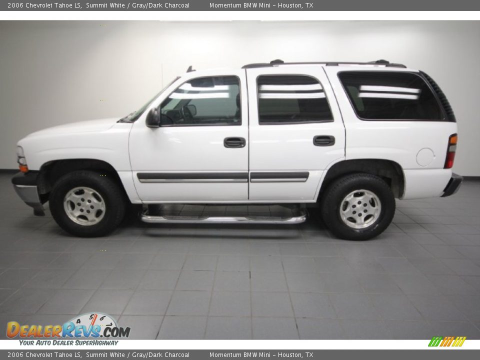2006 Chevrolet Tahoe LS Summit White / Gray/Dark Charcoal Photo #2
