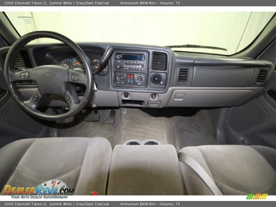 2006 Chevrolet Tahoe LS Summit White / Gray/Dark Charcoal Photo #4