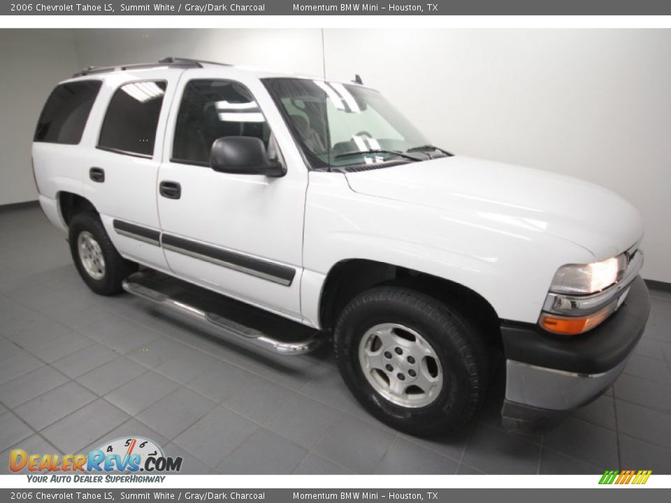 2006 Chevrolet Tahoe LS Summit White / Gray/Dark Charcoal Photo #8