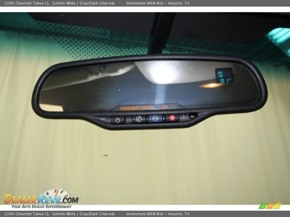 2006 Chevrolet Tahoe LS Summit White / Gray/Dark Charcoal Photo #21