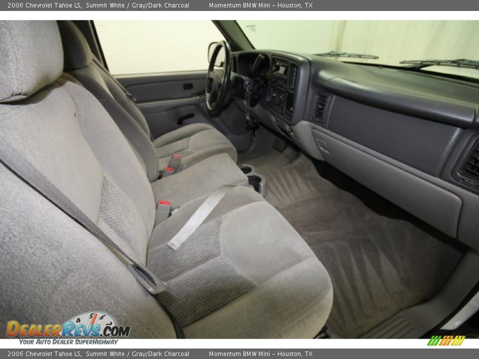 2006 Chevrolet Tahoe LS Summit White / Gray/Dark Charcoal Photo #34