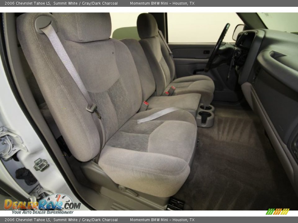 2006 Chevrolet Tahoe LS Summit White / Gray/Dark Charcoal Photo #36