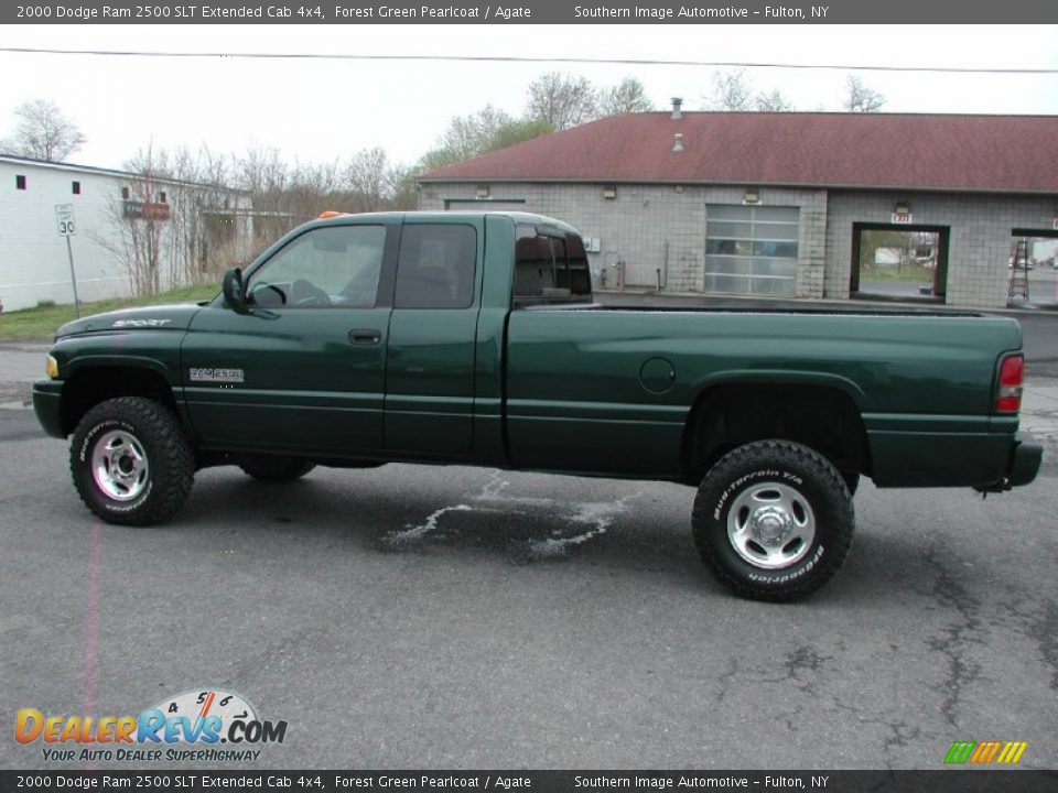 2000 Dodge Ram 2500 SLT Extended Cab 4x4 Forest Green Pearlcoat / Agate Photo #5