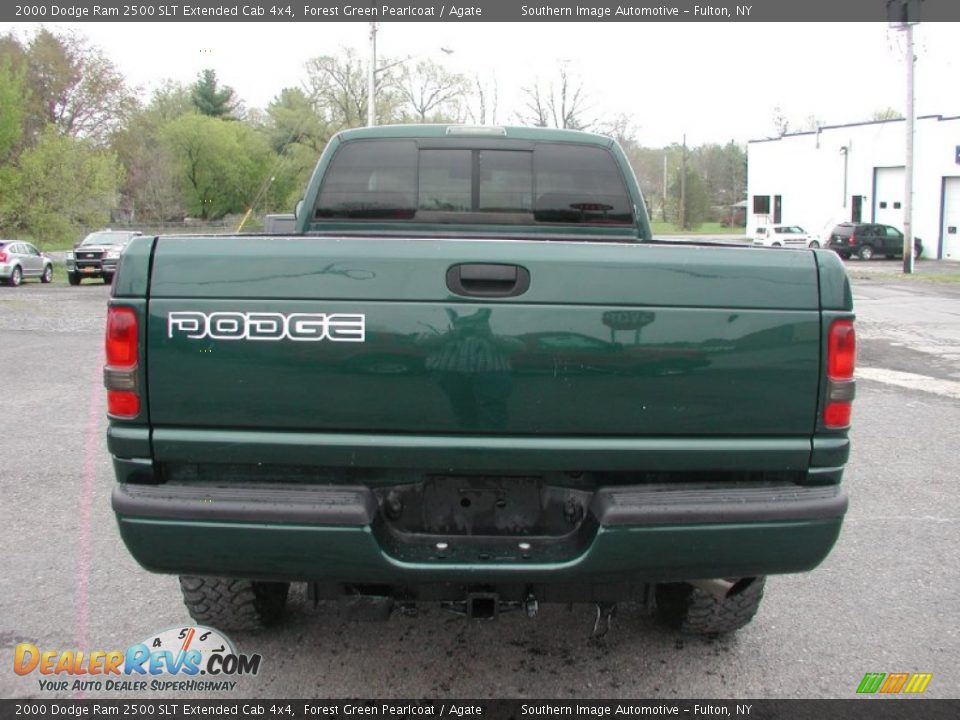 2000 Dodge Ram 2500 SLT Extended Cab 4x4 Forest Green Pearlcoat / Agate Photo #8