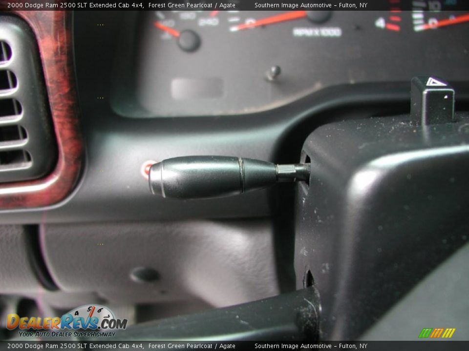 2000 Dodge Ram 2500 SLT Extended Cab 4x4 Forest Green Pearlcoat / Agate Photo #36