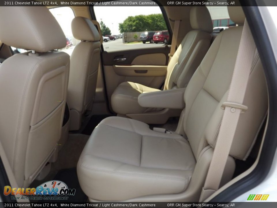 2011 Chevrolet Tahoe LTZ 4x4 White Diamond Tricoat / Light Cashmere/Dark Cashmere Photo #15