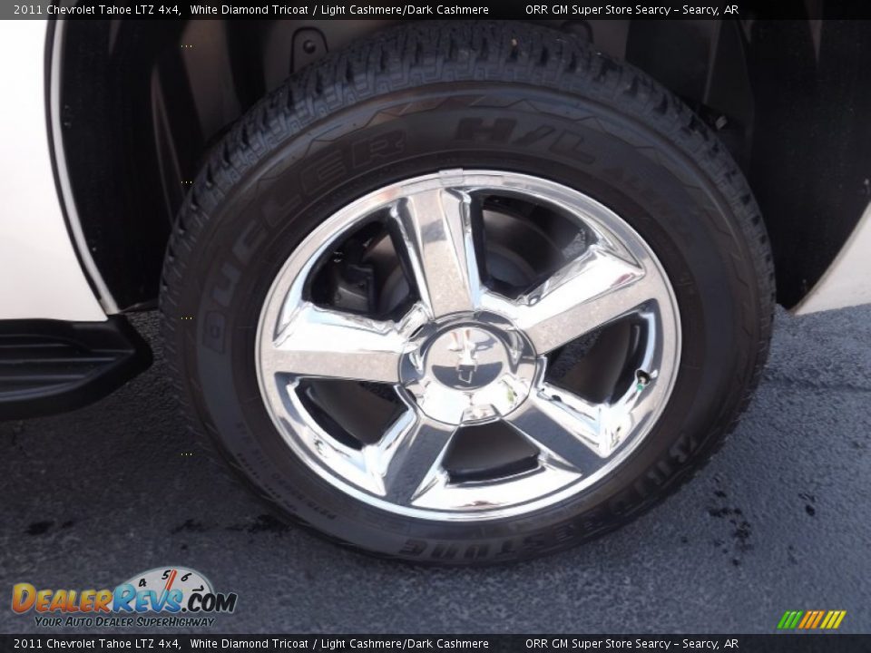 2011 Chevrolet Tahoe LTZ 4x4 White Diamond Tricoat / Light Cashmere/Dark Cashmere Photo #19