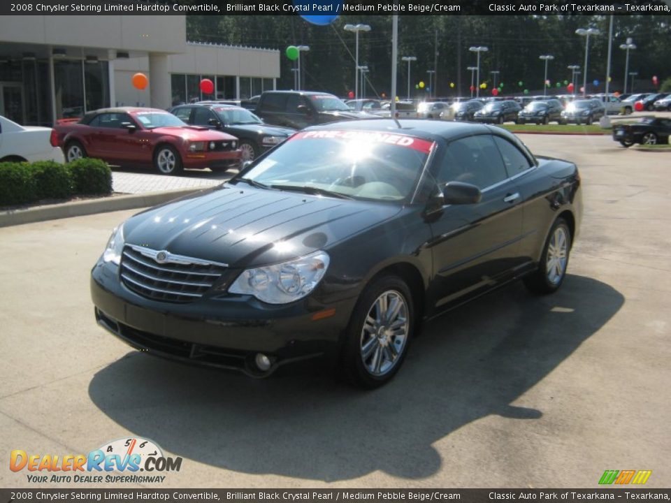 2008 Chrysler Sebring Limited Hardtop Convertible Brilliant Black ...