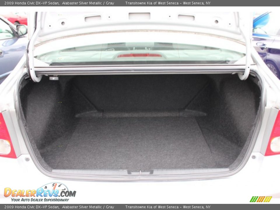 2009 Honda Civic DX-VP Sedan Alabaster Silver Metallic / Gray Photo #12