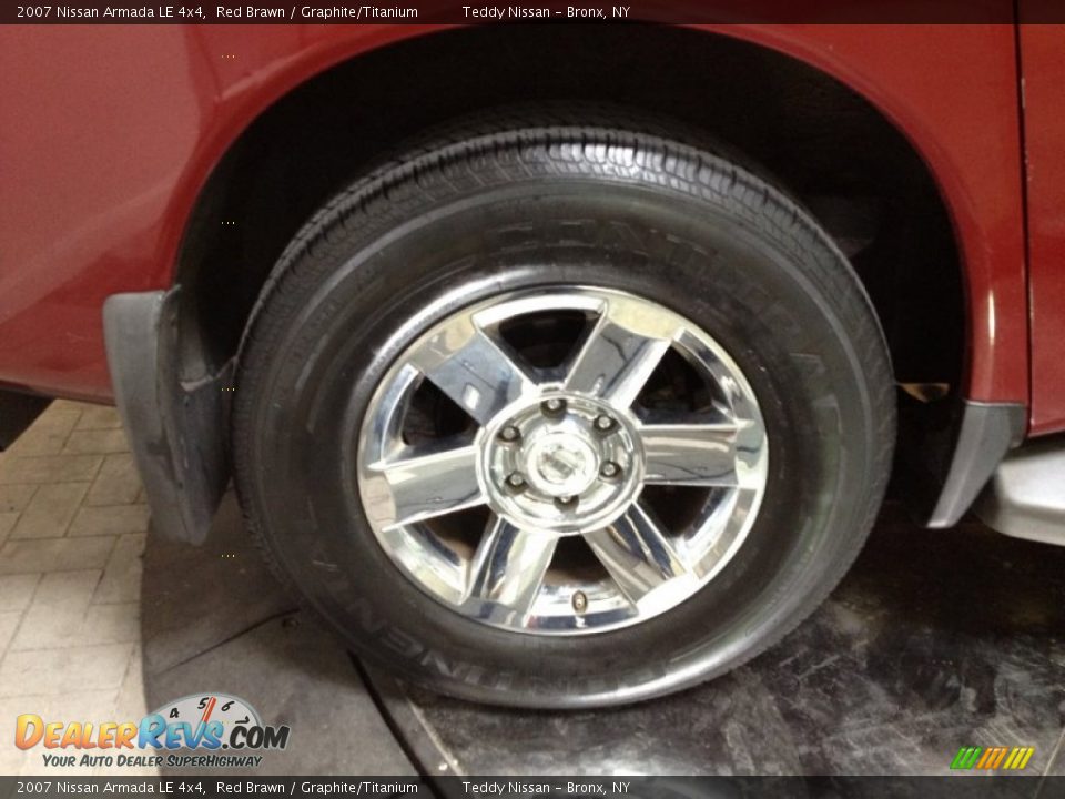 2007 Nissan Armada LE 4x4 Red Brawn / Graphite/Titanium Photo #4