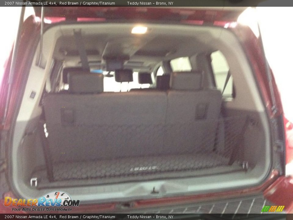 2007 Nissan Armada LE 4x4 Red Brawn / Graphite/Titanium Photo #7