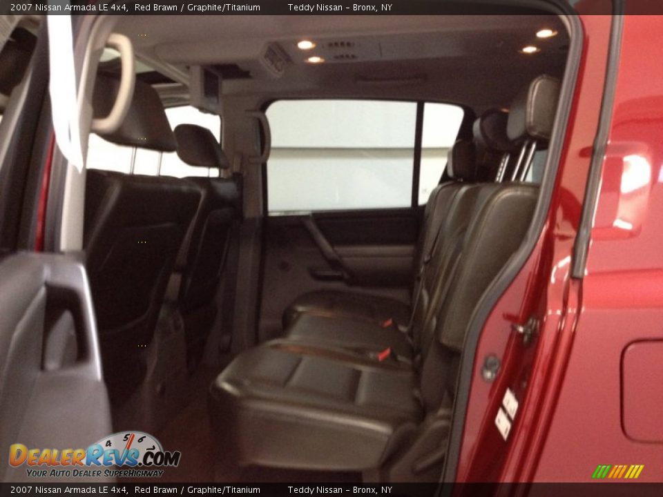 2007 Nissan Armada LE 4x4 Red Brawn / Graphite/Titanium Photo #8