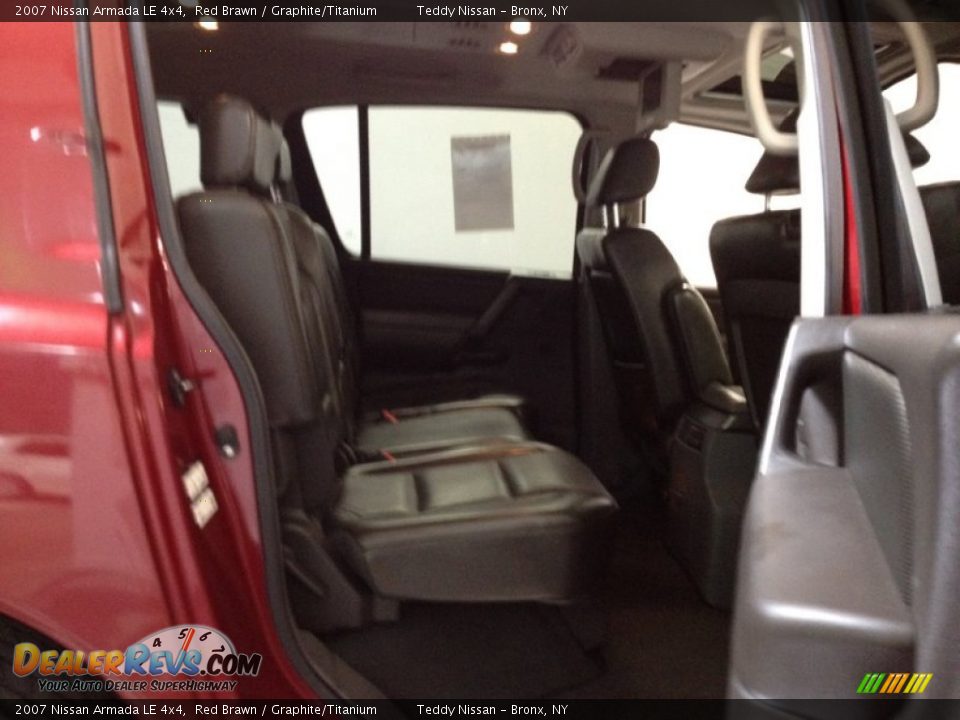 2007 Nissan Armada LE 4x4 Red Brawn / Graphite/Titanium Photo #9