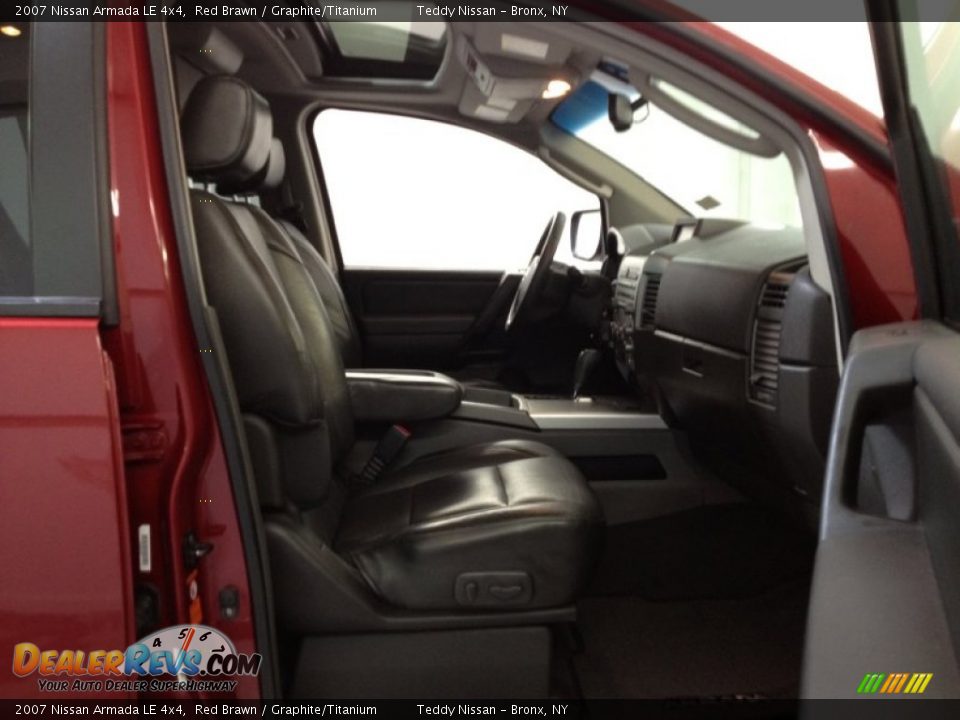 2007 Nissan Armada LE 4x4 Red Brawn / Graphite/Titanium Photo #10