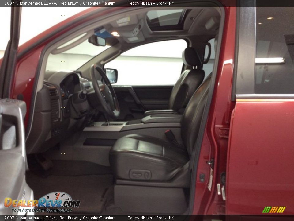 2007 Nissan Armada LE 4x4 Red Brawn / Graphite/Titanium Photo #11